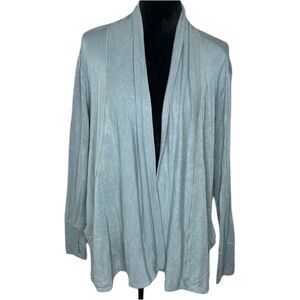 Athleta Pranayama Restore Wrap Cardigan in Blue Size Large Petite